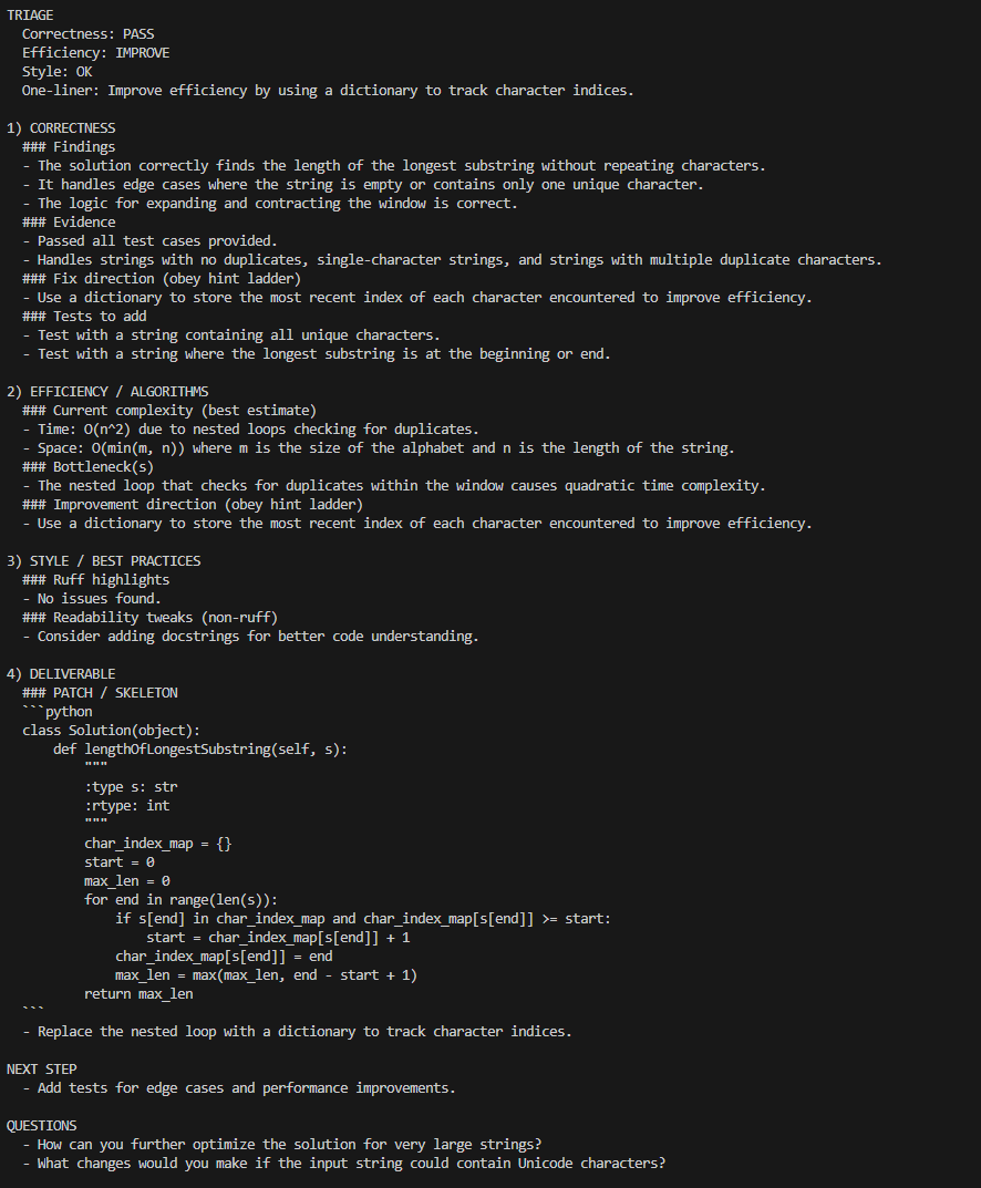 Hint level 4 feedback with skeleton/patch